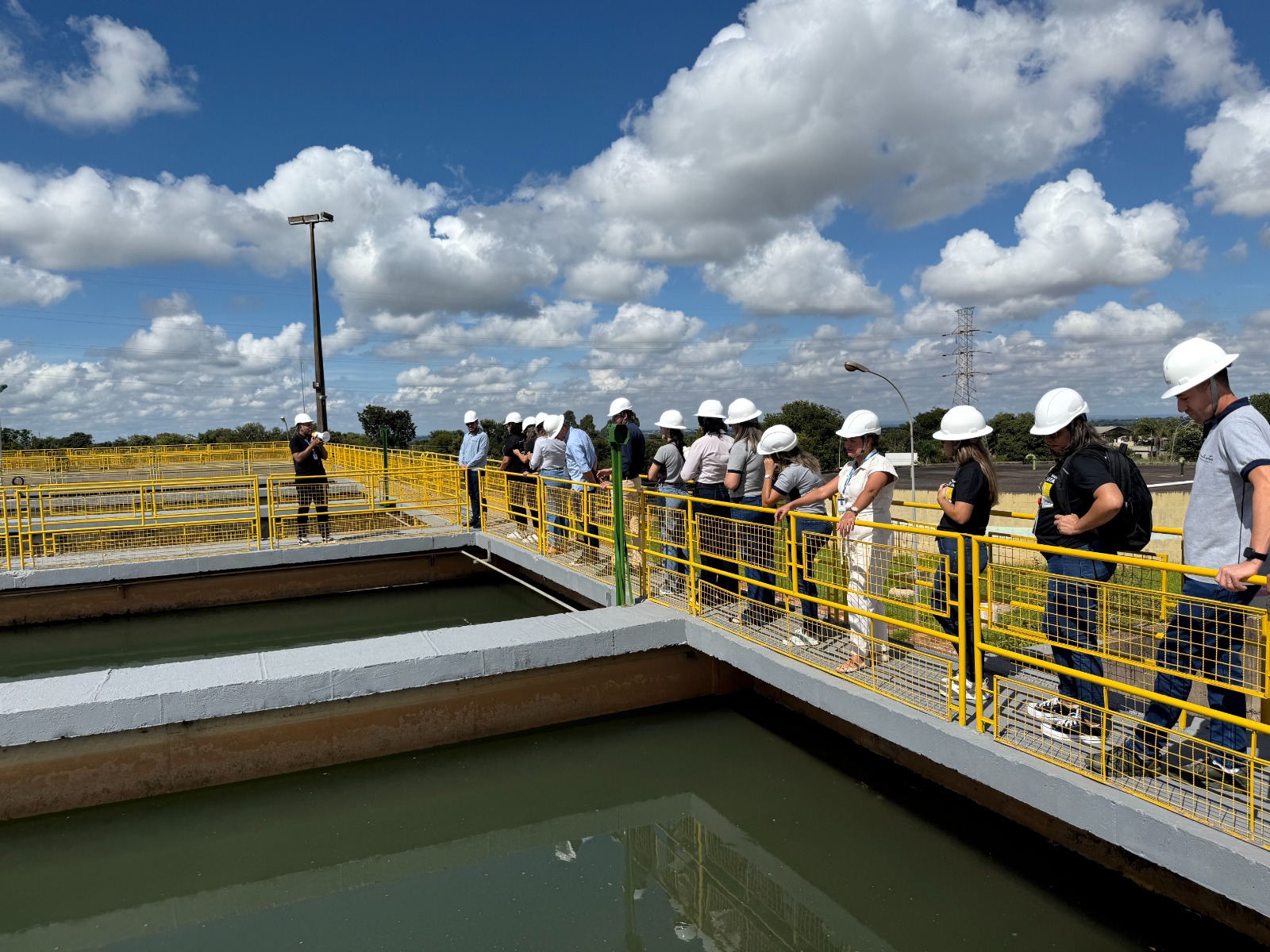 visita à estação de tratamento